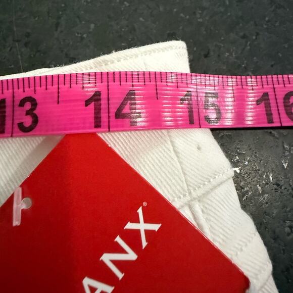 NEW SPANX BRIGHT WHITE Stretch Twill Cropped Wide Leg Pant POCKETS SZ L - Picture 12 of 15